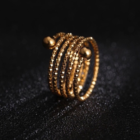 24K Yellow Gold Filled Extensible Original Ring - Picture 3 of 6